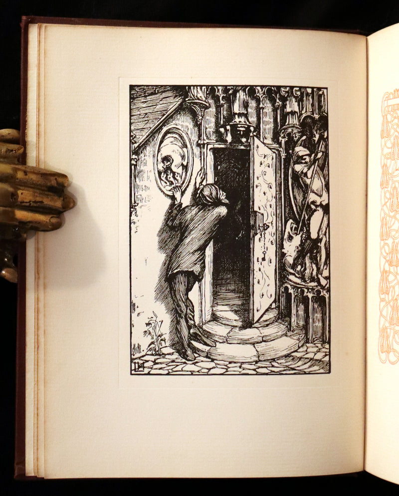 1896 Rare First Edition Book on Werewolves - THE WERE-WOLF by Clemence Housman. Illustrated.