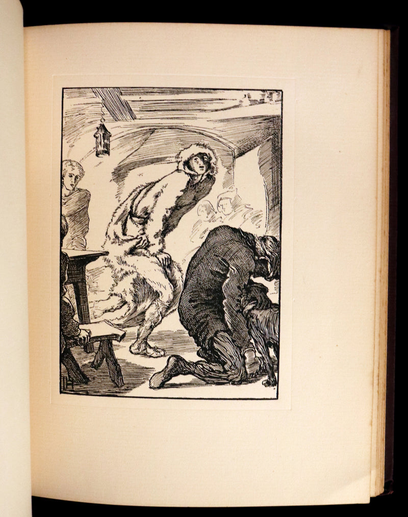 1896 Rare First Edition Book on Werewolves - THE WERE-WOLF by Clemence Housman. Illustrated.