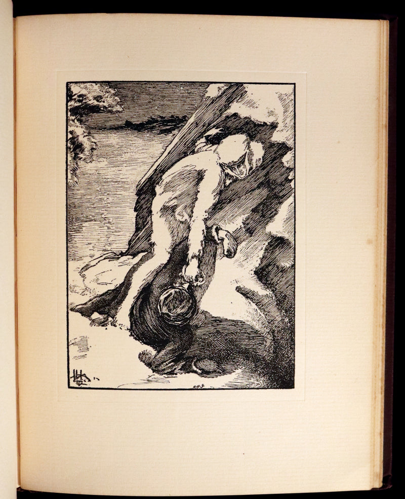 1896 Rare First Edition Book on Werewolves - THE WERE-WOLF by Clemence Housman. Illustrated.