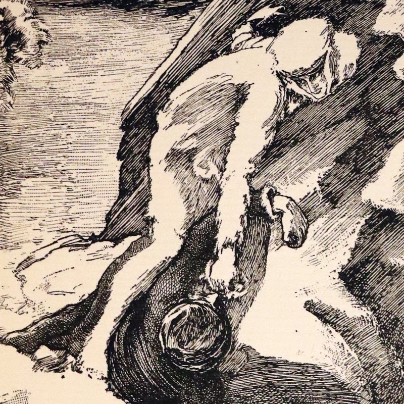 1896 Rare First Edition Book on Werewolves - THE WERE-WOLF by Clemence Housman. Illustrated.