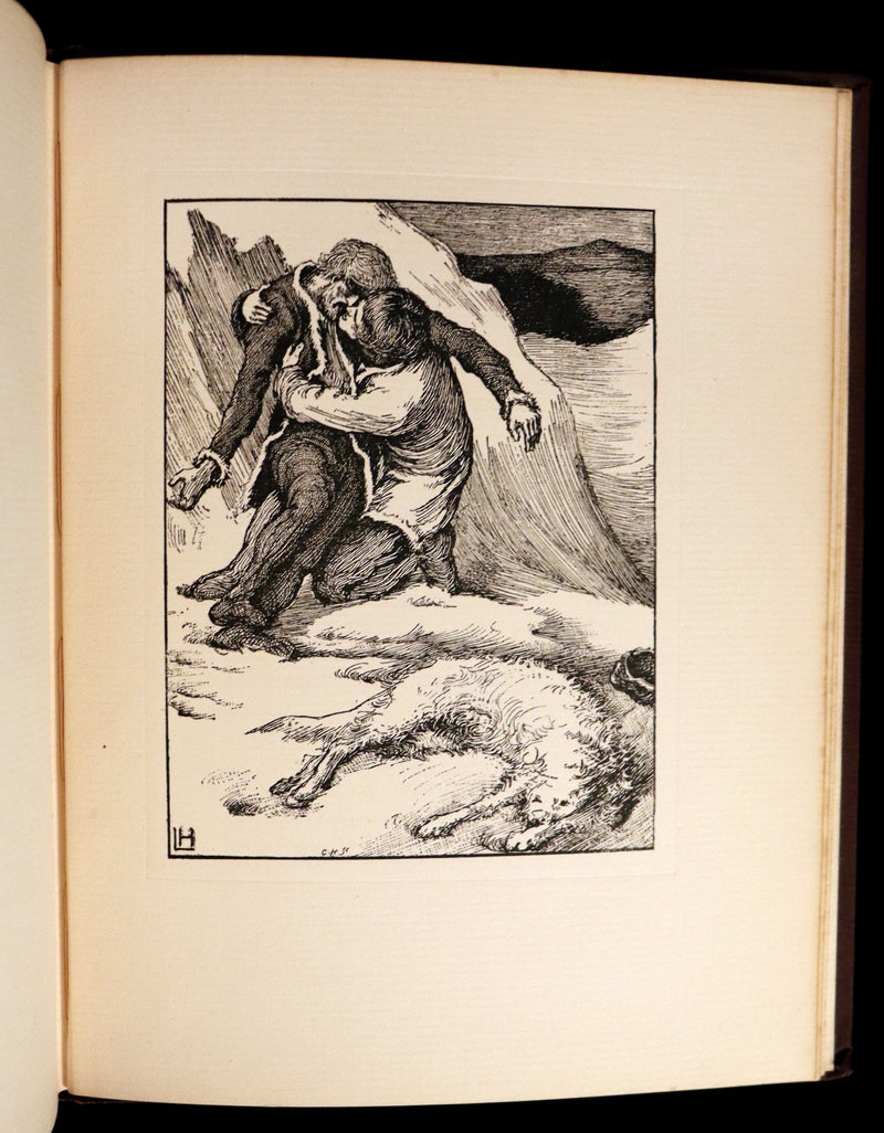 1896 Rare First Edition Book on Werewolves - THE WERE-WOLF by Clemence Housman. Illustrated.