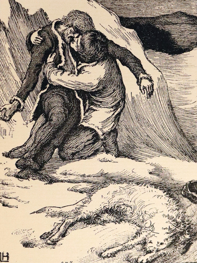 1896 Rare First Edition Book on Werewolves - THE WERE-WOLF by Clemence Housman. Illustrated.