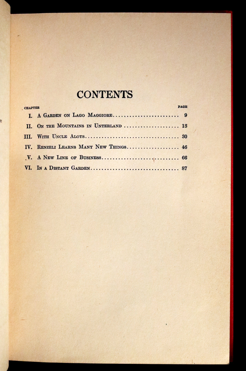1925 First Edition - The Fairy of Intra by Johanna Spyri illustrated by Margaret J. Marshall.