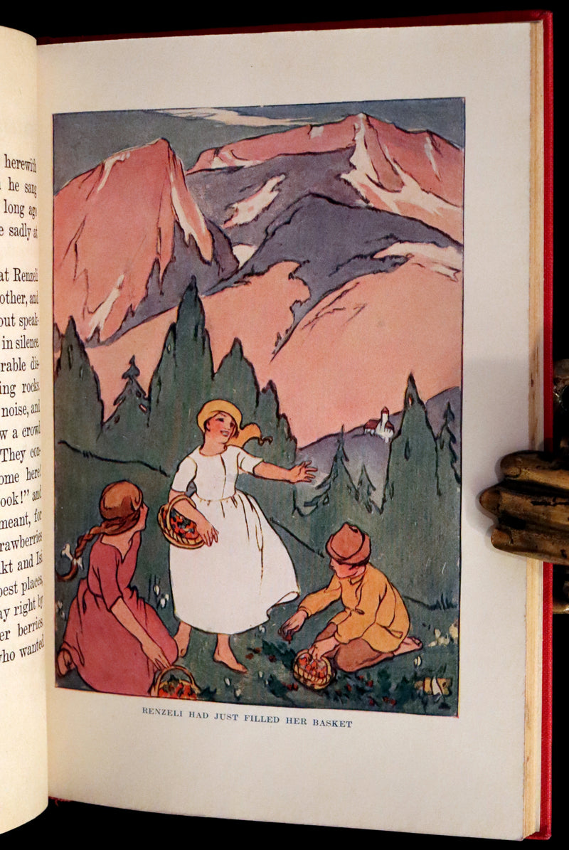 1925 First Edition - The Fairy of Intra by Johanna Spyri illustrated by Margaret J. Marshall.