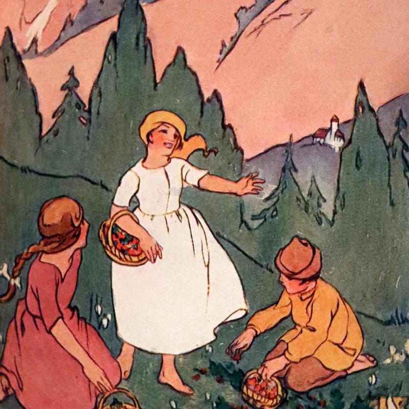 1925 First Edition - The Fairy of Intra by Johanna Spyri illustrated by Margaret J. Marshall.