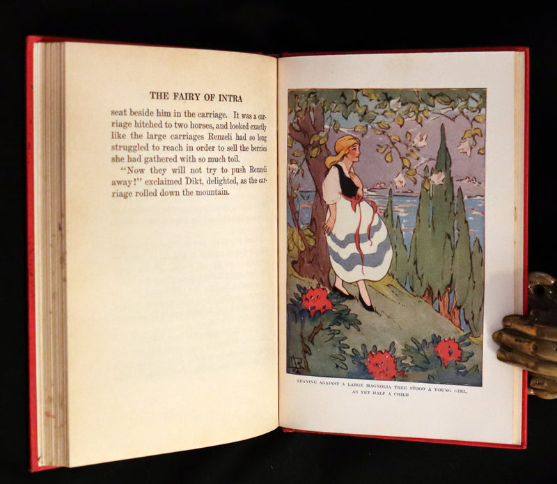 1925 First Edition - The Fairy of Intra by Johanna Spyri illustrated by Margaret J. Marshall.
