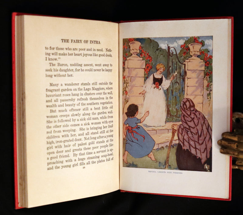 1925 First Edition - The Fairy of Intra by Johanna Spyri illustrated by Margaret J. Marshall.