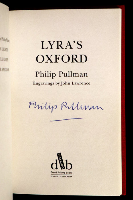 2003 Signed First Edition - LYRA'S OXFORD [His Dark Materials] by Philip Pullman. Illustrated.