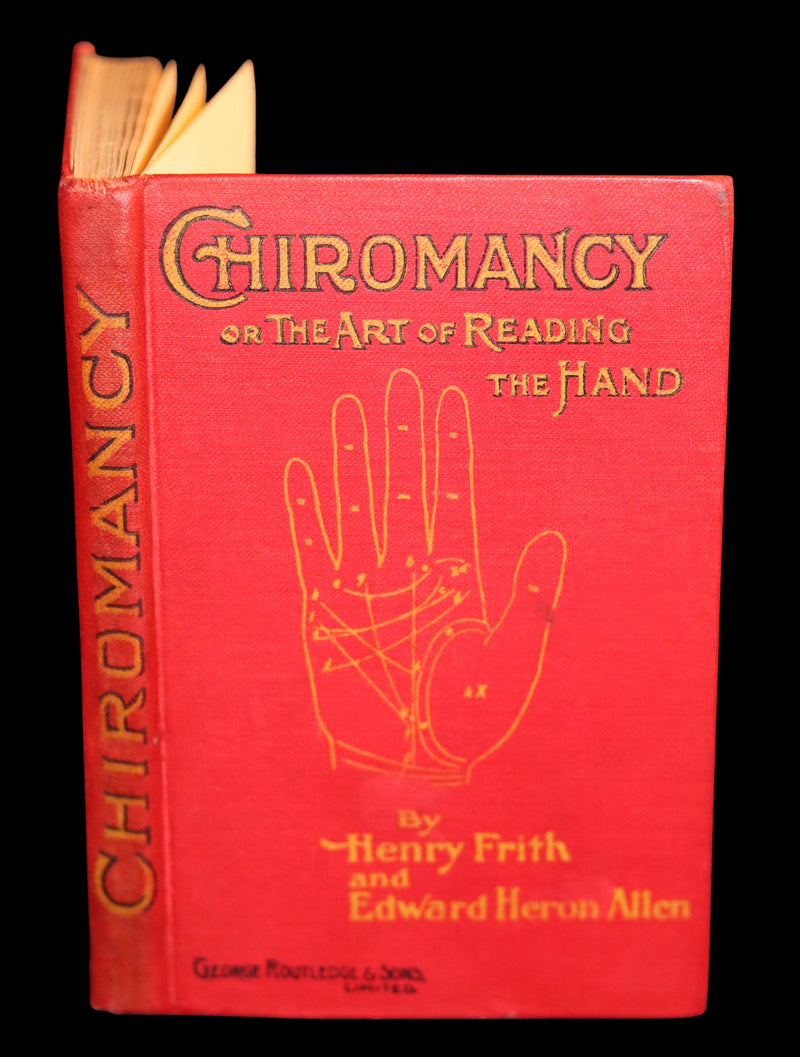 1900 Scarce CHIROMANCY Book -  The Science of Palmistry by Henry Frith. Illustrated.