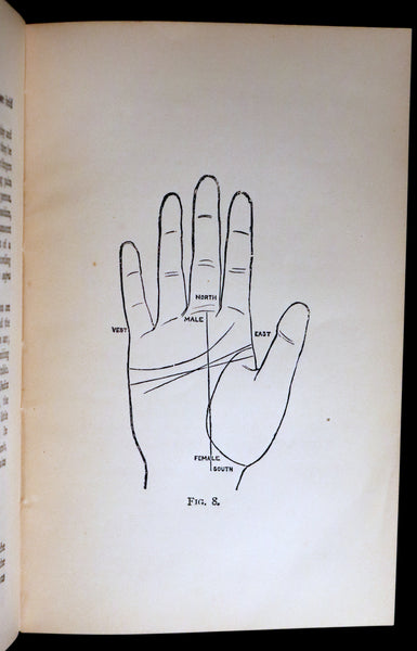 1900 Scarce CHIROMANCY Book -  The Science of Palmistry by Henry Frith. Illustrated.