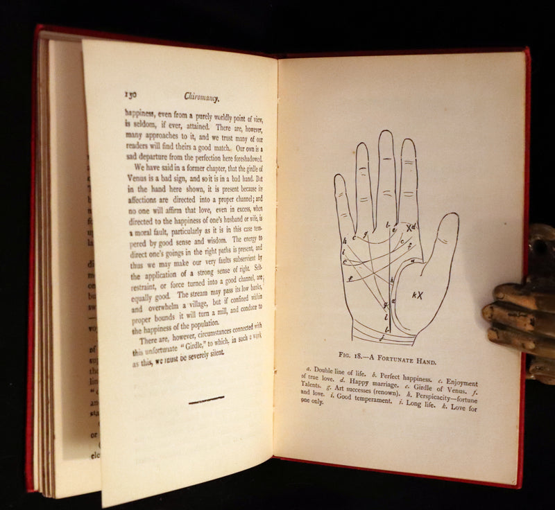 1900 Scarce CHIROMANCY Book -  The Science of Palmistry by Henry Frith. Illustrated.