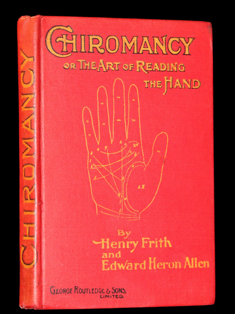 1900 Scarce CHIROMANCY Book -  The Science of Palmistry by Henry Frith. Illustrated.