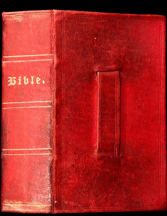 1841 Scarce Pocket Book - Concord, New Hampshire - HOLY BIBLE - Old & New Testament.