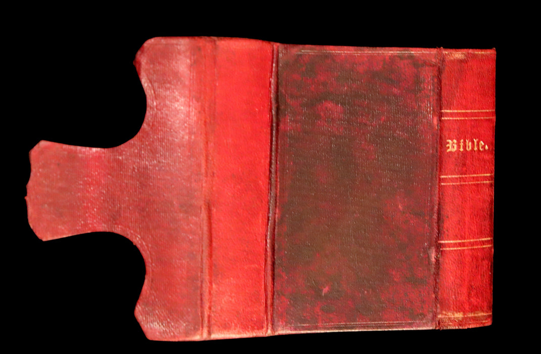 1841 Scarce Pocket Book - Concord, New Hampshire - HOLY BIBLE - Old & New Testament.