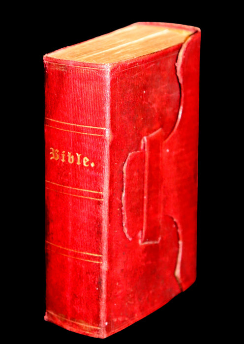 1841 Scarce Pocket Book - Concord, New Hampshire - HOLY BIBLE - Old & New Testament.