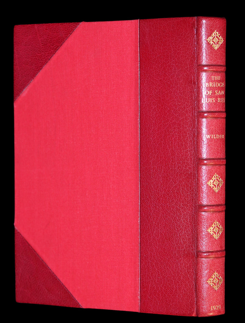 1929 Rare 1stED bound by Bayntun - The Bridge of San Luis Rey illustrated by Clare Leighton.