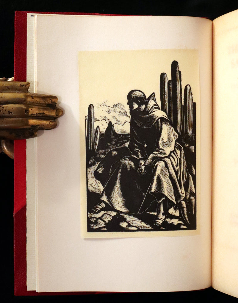 1929 Rare 1stED bound by Bayntun - The Bridge of San Luis Rey illustrated by Clare Leighton.