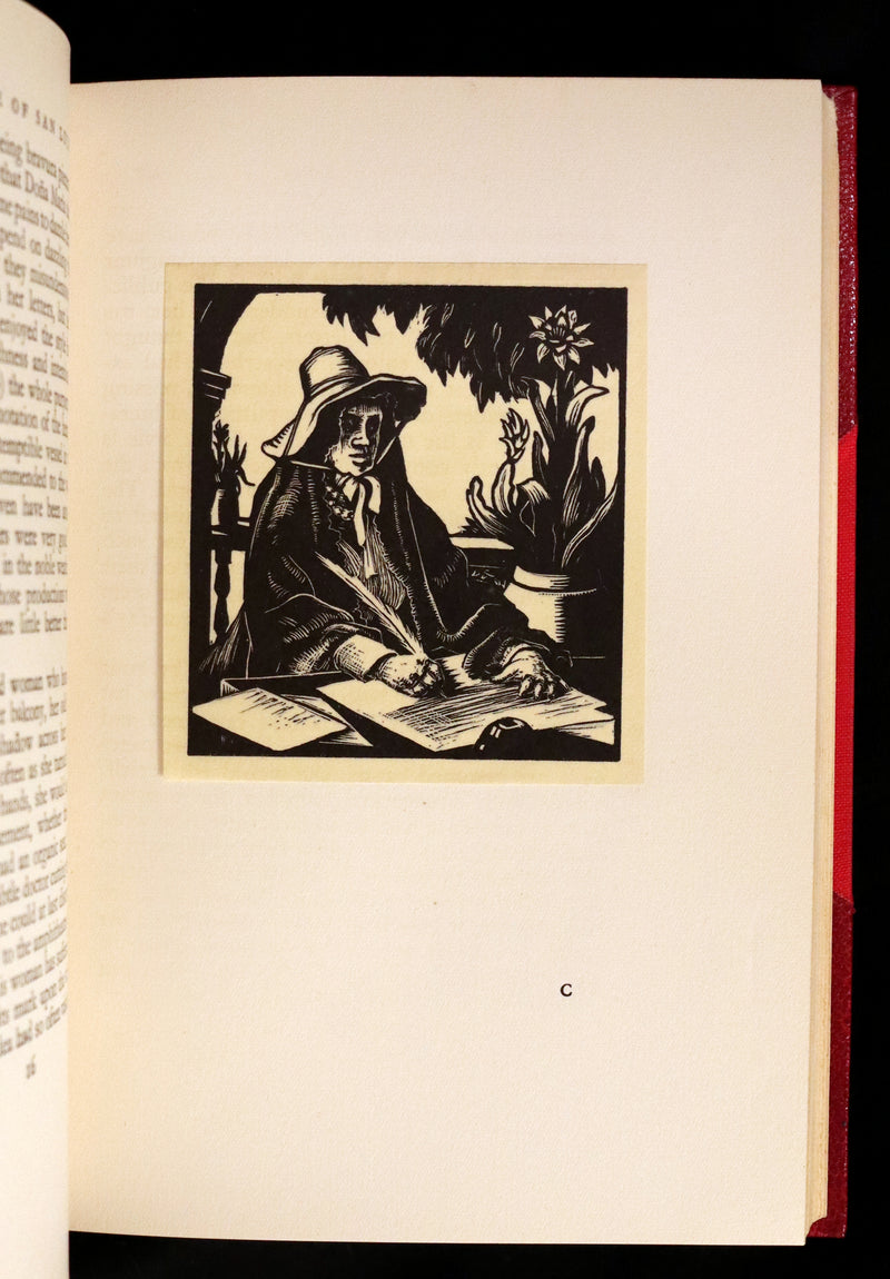 1929 Rare 1stED bound by Bayntun - The Bridge of San Luis Rey illustrated by Clare Leighton.