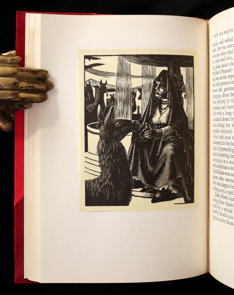 1929 Rare 1stED bound by Bayntun - The Bridge of San Luis Rey illustrated by Clare Leighton.