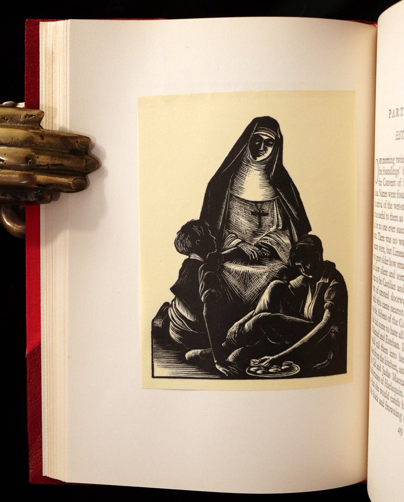 1929 Rare 1stED bound by Bayntun - The Bridge of San Luis Rey illustrated by Clare Leighton.