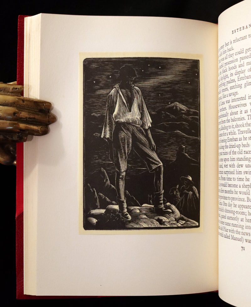 1929 Rare 1stED bound by Bayntun - The Bridge of San Luis Rey illustrated by Clare Leighton.