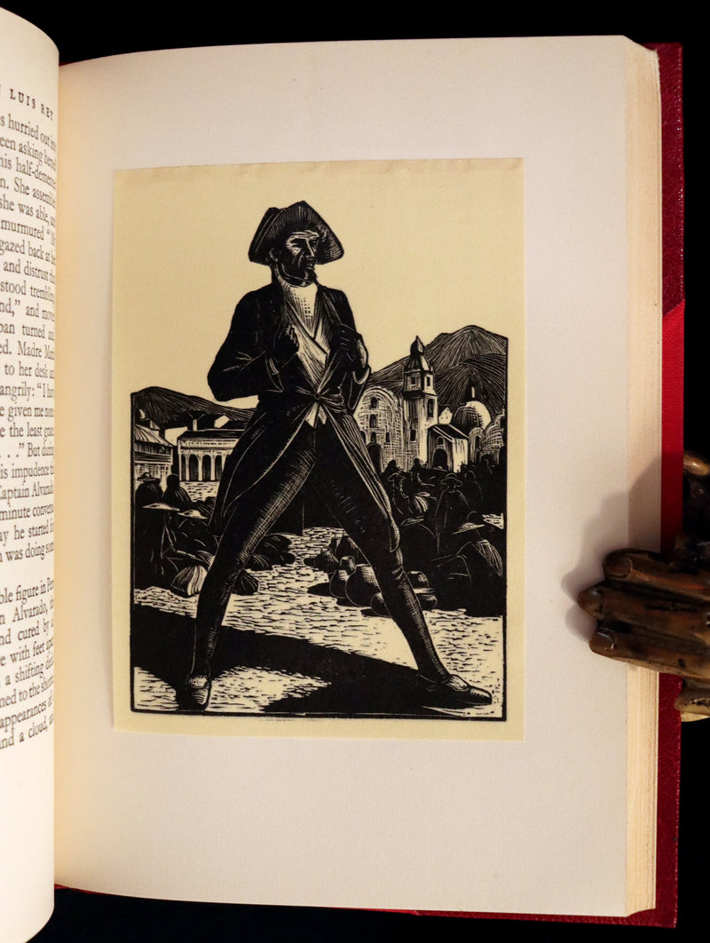 1929 Rare 1stED bound by Bayntun - The Bridge of San Luis Rey illustrated by Clare Leighton.