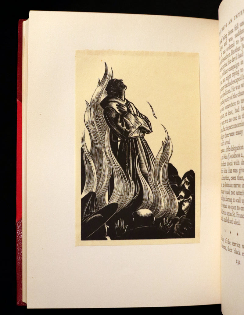 1929 Rare 1stED bound by Bayntun - The Bridge of San Luis Rey illustrated by Clare Leighton.