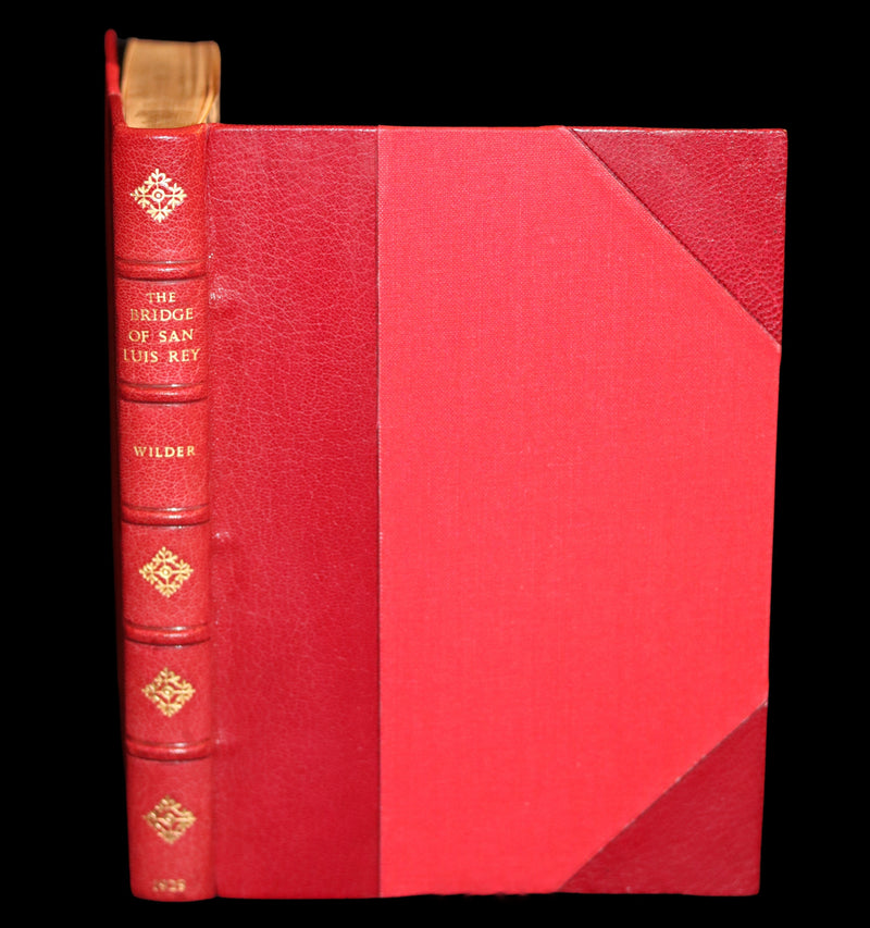 1929 Rare 1stED bound by Bayntun - The Bridge of San Luis Rey illustrated by Clare Leighton.