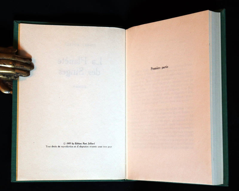 1963 Rare First Limited Edition #378- La Planète des Singes (The Planet of the Apes) by Pierre Boulle.