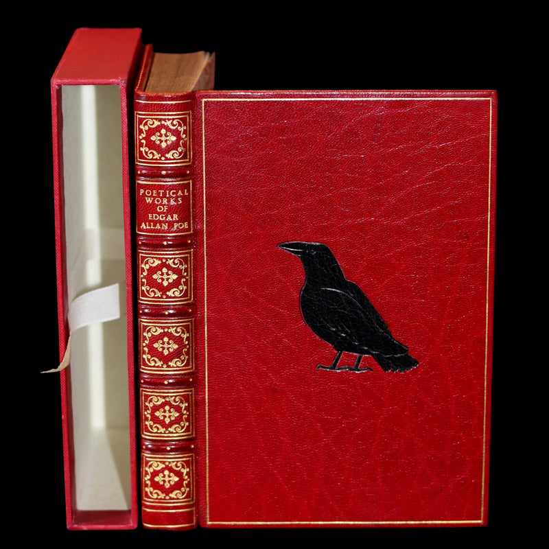 1852 Fine Bayntun Binding - The Poetical Works of EDGAR ALLAN POE. Illustrated.
