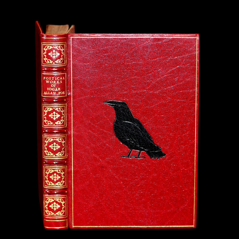 1852 Fine Bayntun Binding - The Poetical Works of EDGAR ALLAN POE. Illustrated.