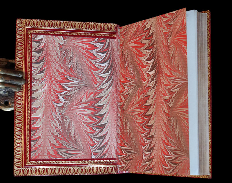 1852 Fine Bayntun Binding - The Poetical Works of EDGAR ALLAN POE. Illustrated.