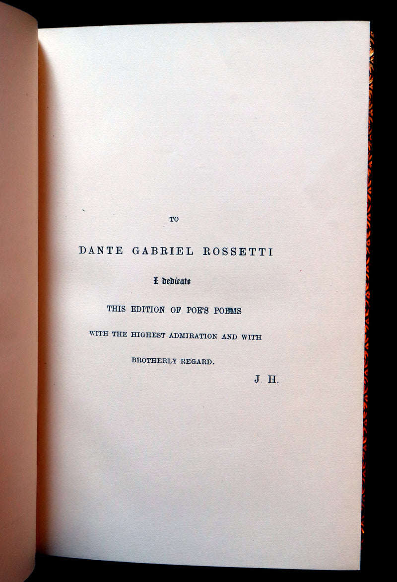 1852 Fine Bayntun Binding - The Poetical Works of EDGAR ALLAN POE. Illustrated.
