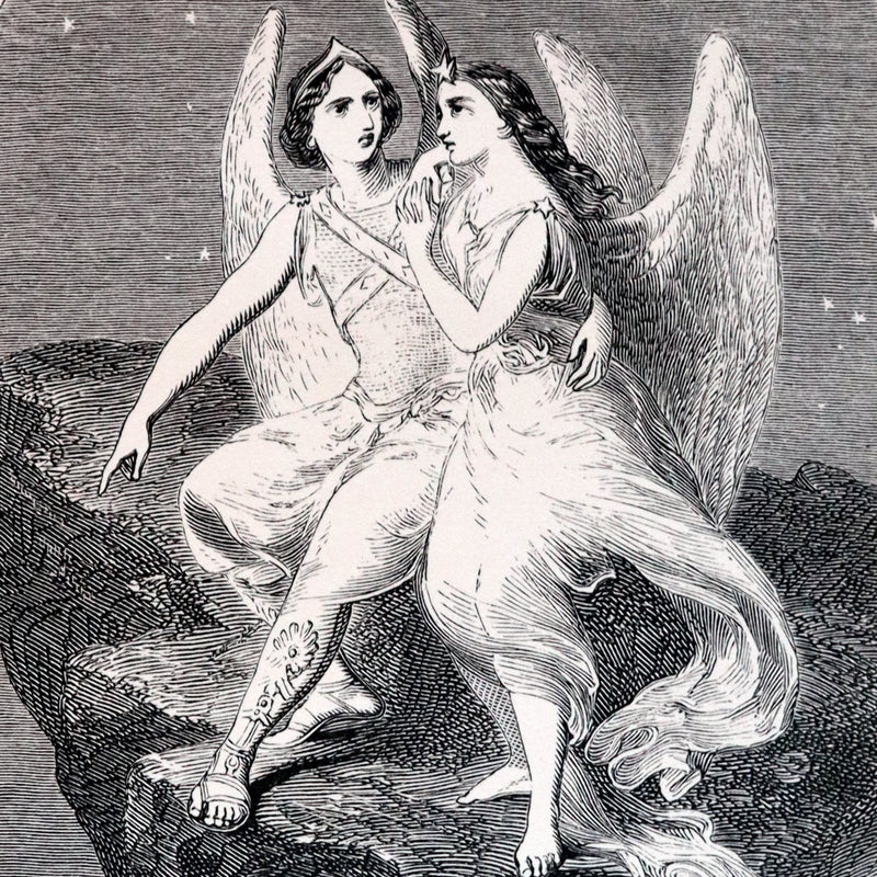 1852 Fine Bayntun Binding - The Poetical Works of EDGAR ALLAN POE. Illustrated.