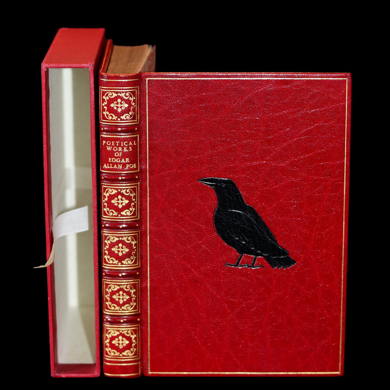 1852 Fine Bayntun Binding - The Poetical Works of EDGAR ALLAN POE. Illustrated.
