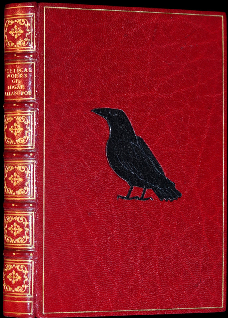 1852 Fine Bayntun Binding - The Poetical Works of EDGAR ALLAN POE. Illustrated.