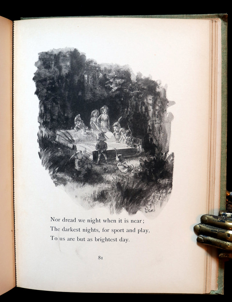 1895 Scarce Book - THE FAIRIES' FESTIVAL by John Witt Randall illustrated by Francis Gilbert Attwood.