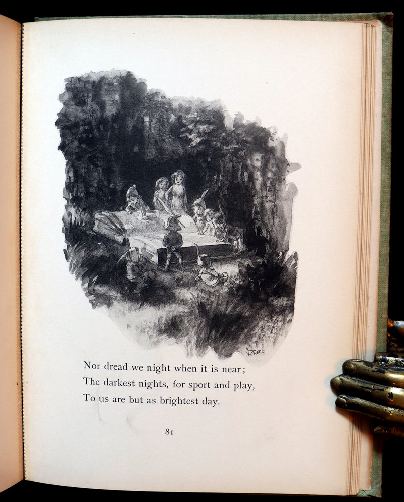 1895 Scarce Book - THE FAIRIES' FESTIVAL by John Witt Randall illustrated by Francis Gilbert Attwood.