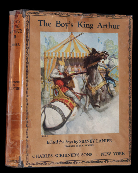 1926 Rare Book - The Boy's King Arthur and His Knights of the Round Table illustrated by N. C. Wyeth.