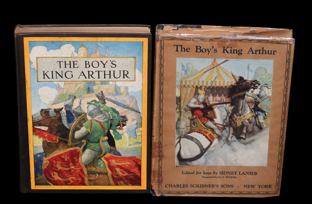 1926 Rare Book - The Boy's King Arthur and His Knights of the Round Table illustrated by N. C. Wyeth.