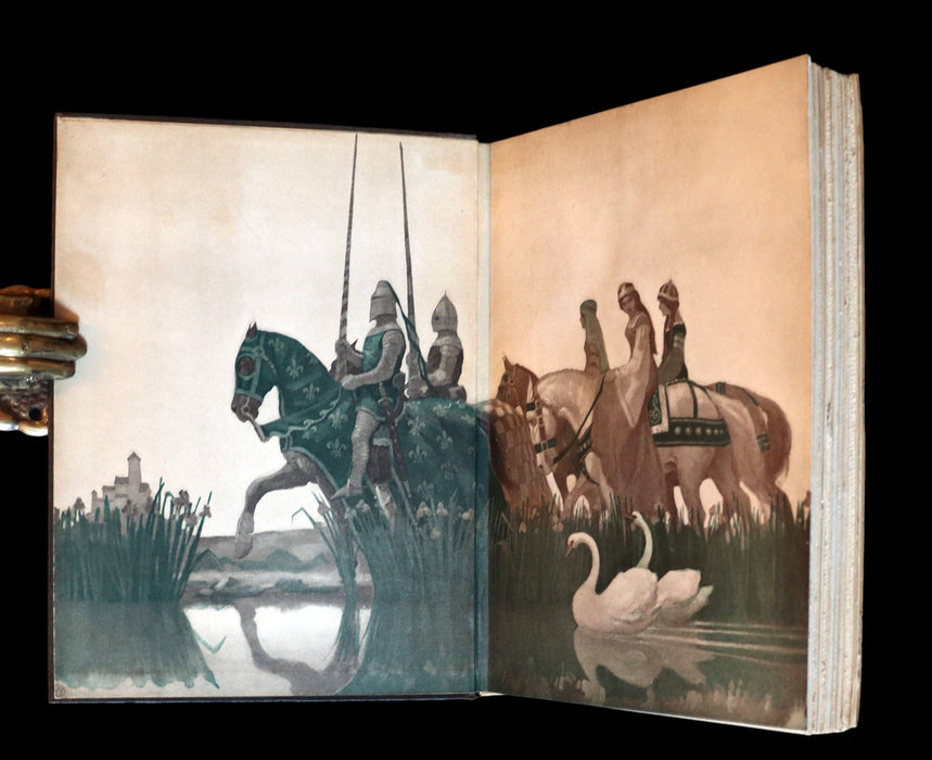 1926 Rare Book - The Boy's King Arthur and His Knights of the Round Table illustrated by N. C. Wyeth.