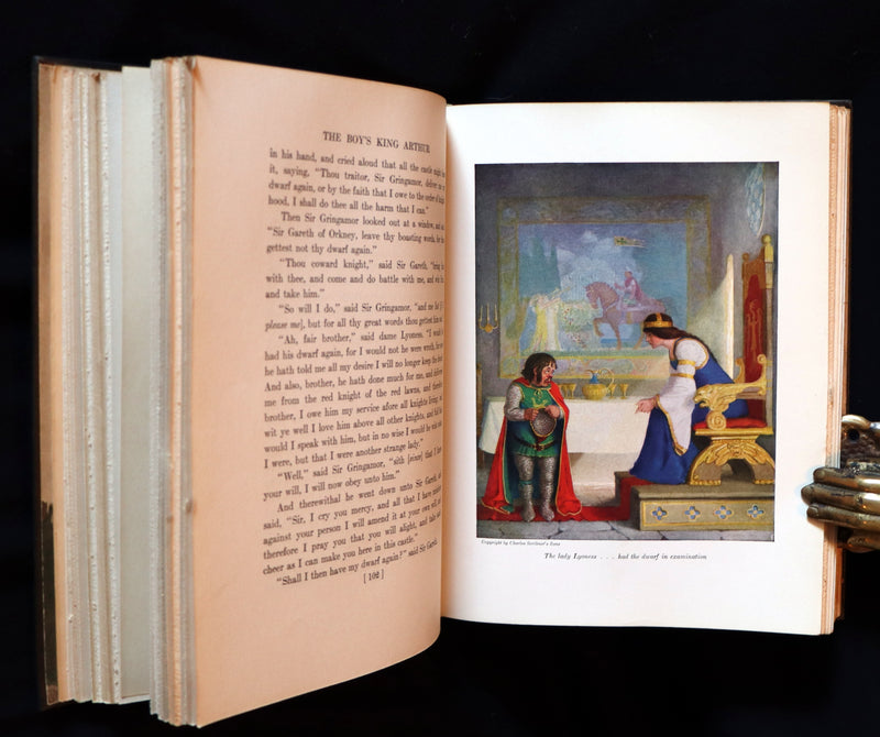 1926 Rare Book - The Boy's King Arthur and His Knights of the Round Table illustrated by N. C. Wyeth.