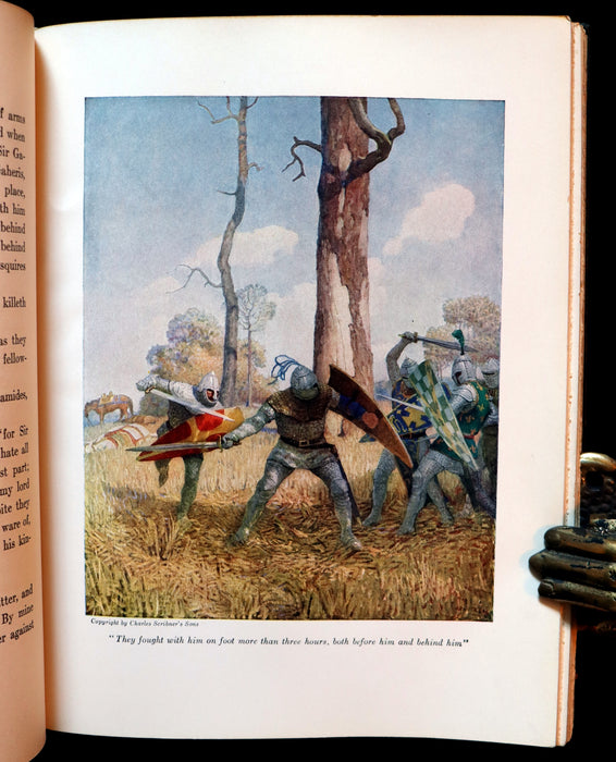 1926 Rare Book - The Boy's King Arthur and His Knights of the Round Table illustrated by N. C. Wyeth.