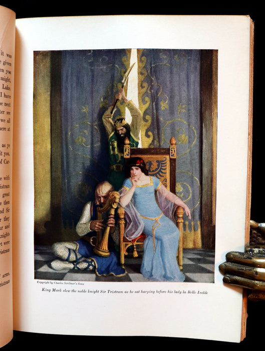 1926 Rare Book - The Boy's King Arthur and His Knights of the Round Table illustrated by N. C. Wyeth.