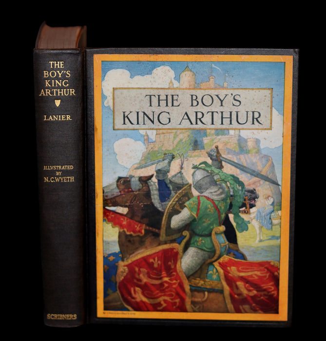 1926 Rare Book - The Boy's King Arthur and His Knights of the Round Table illustrated by N. C. Wyeth.