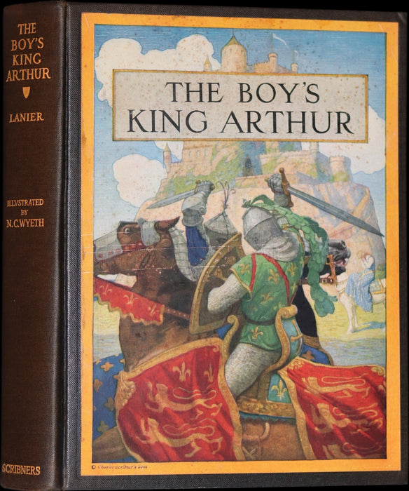 1926 Rare Book - The Boy's King Arthur and His Knights of the Round Table illustrated by N. C. Wyeth.