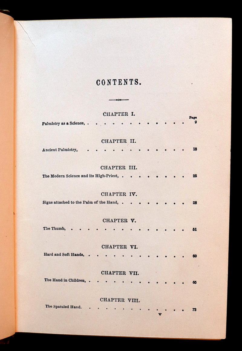1880 Scarce Book - Your Luck's in your Hand, PALMISTRY with some account of the Gipsies