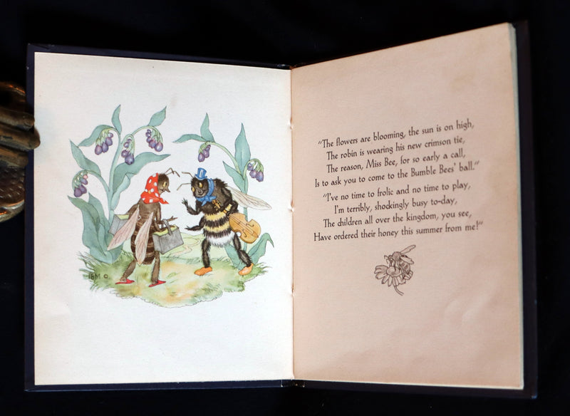 1935 Scarce First English Edition - THE BUSY BEES illustrated by Ida Bohatta-Morpurgo.