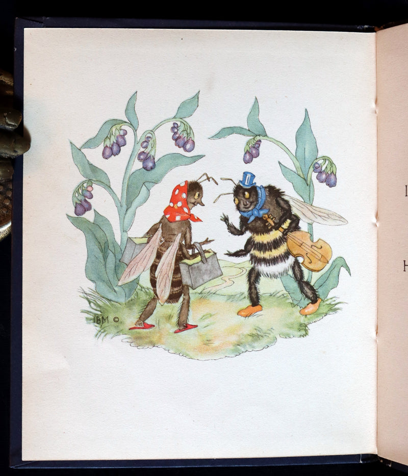 1935 Scarce First English Edition - THE BUSY BEES illustrated by Ida Bohatta-Morpurgo.