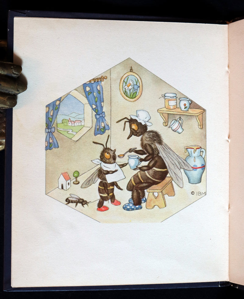 1935 Scarce First English Edition - THE BUSY BEES illustrated by Ida Bohatta-Morpurgo.